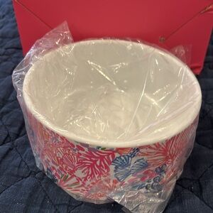 LILLY PULITZER PET BOWL ~ SPLENDOR IN THE SAND ~ NWT ~